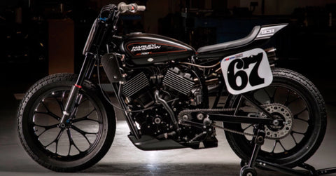 Close-up of Harley Davidson XG750R engine