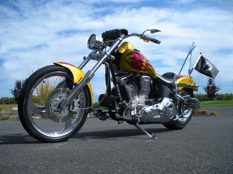 2002 Big Dog Mastiff Medieval Hardcore with Ginz Rigid Universal Mounts
