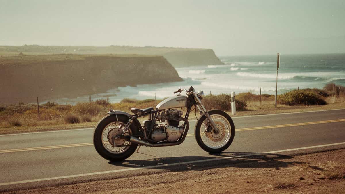 Australia motorcycle t-shirt and bobber apparel design by Bobber Brothers