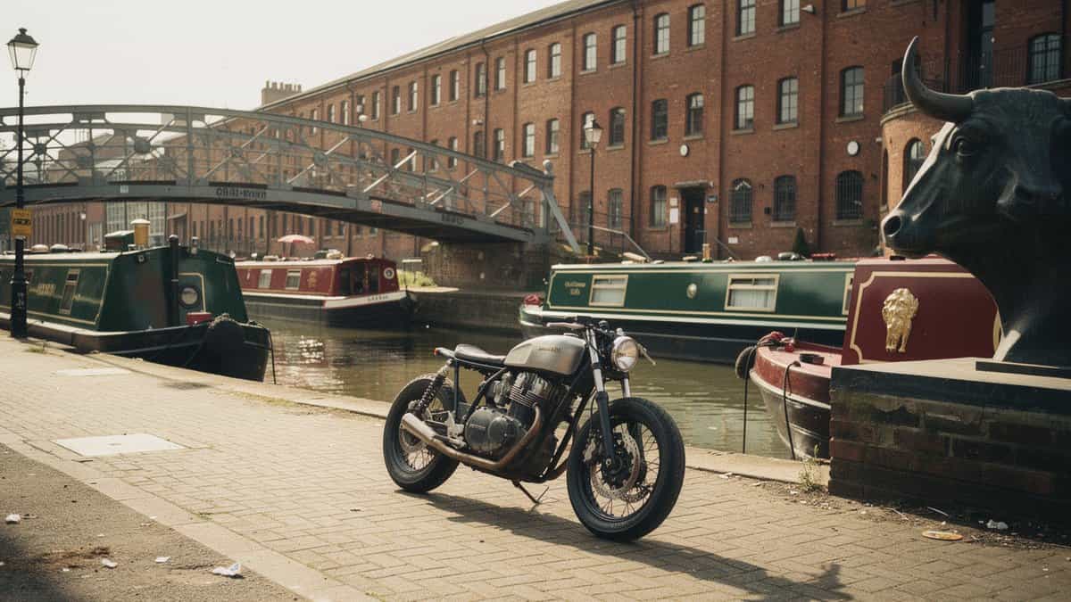 Birmingham motorcycle t-shirt and bobber apparel design by Bobber Brothers