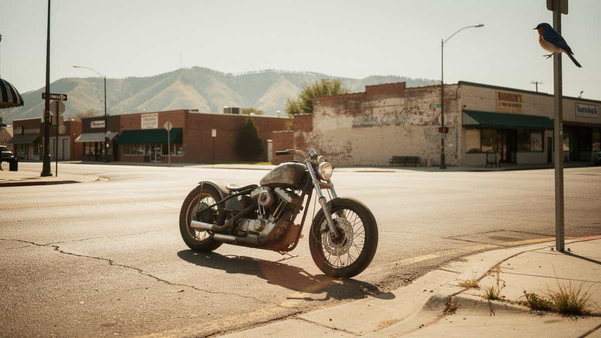 Boise motorcycle t-shirt and bobber apparel design by Bobber Brothers