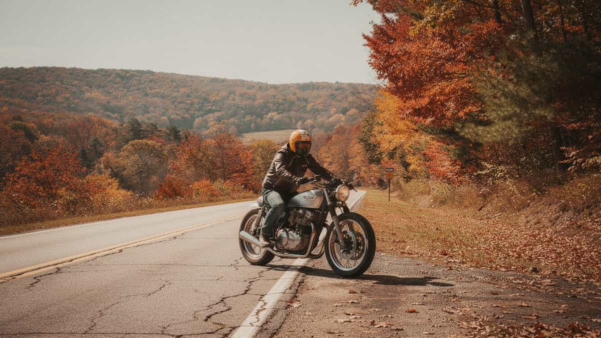 Connecticut motorcycle t-shirt and bobber apparel design by Bobber Brothers