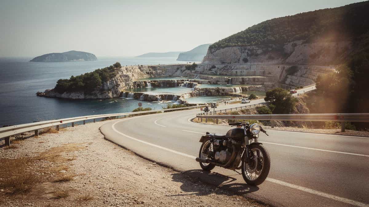 Croatia motorcycle t-shirt and bobber apparel design by Bobber Brothers