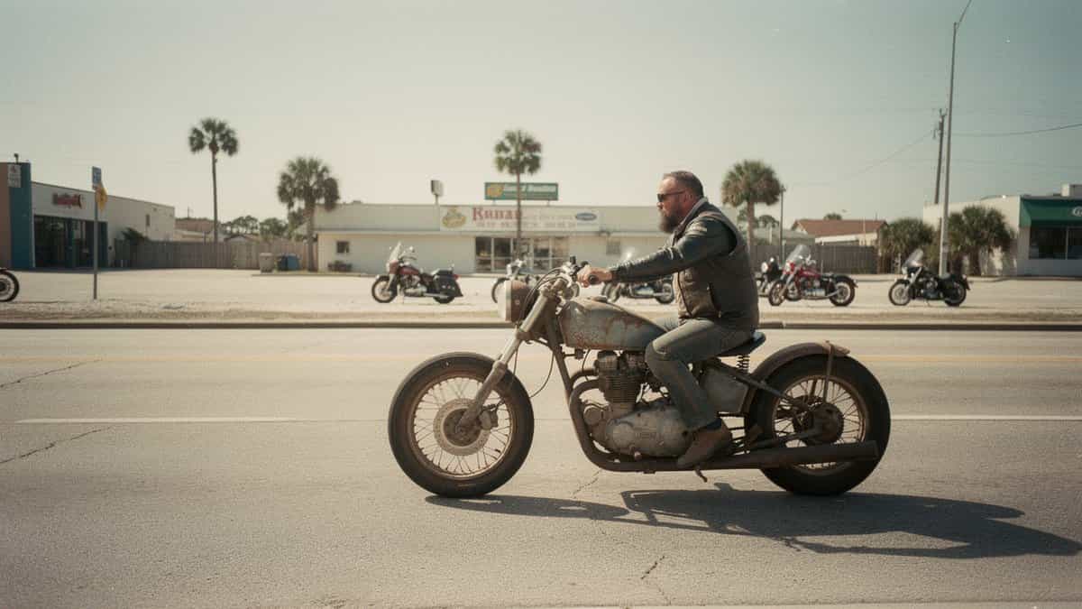 Florida motorcycle t-shirt and bobber apparel design by Bobber Brothers