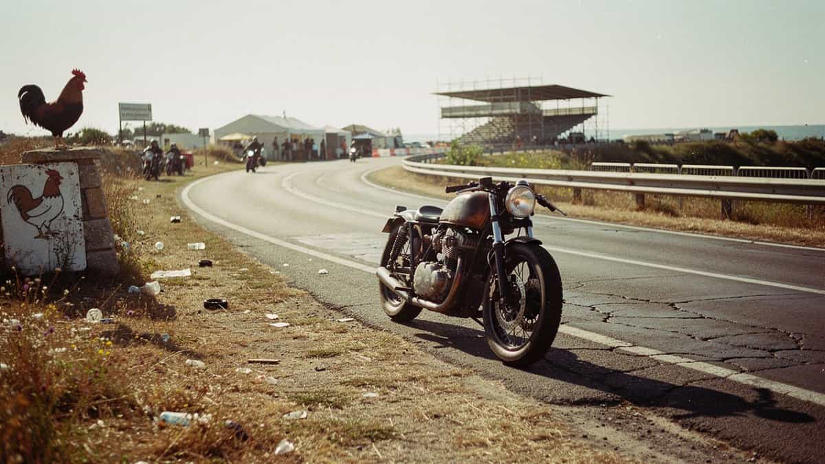 France motorcycle t-shirt and bobber apparel design by Bobber Brothers