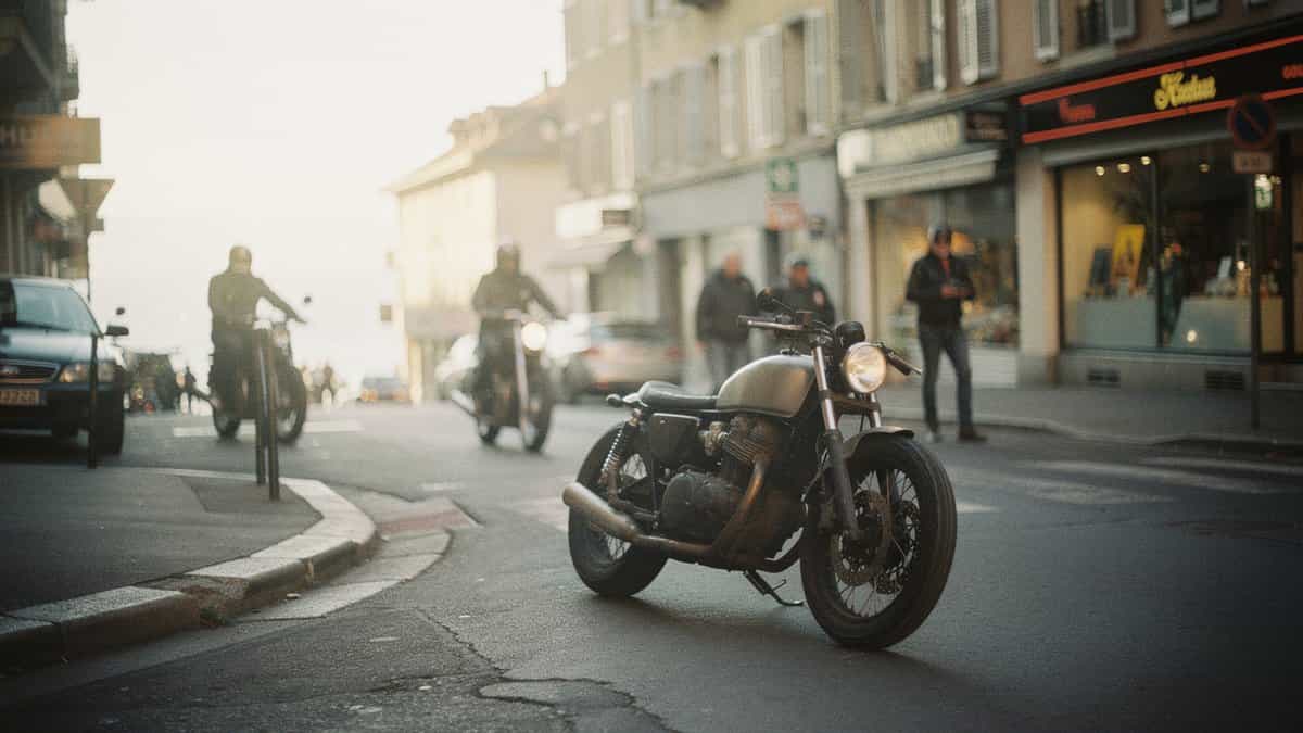 Genève motorcycle t-shirt and bobber apparel design by Bobber Brothers