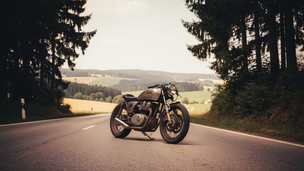 Germany motorcycle t-shirt and bobber apparel design by Bobber Brothers