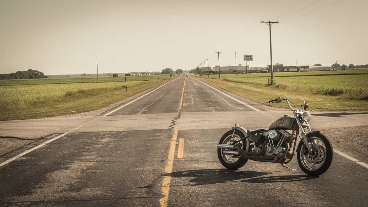 Illinois motorcycle t-shirt and bobber apparel design by Bobber Brothers