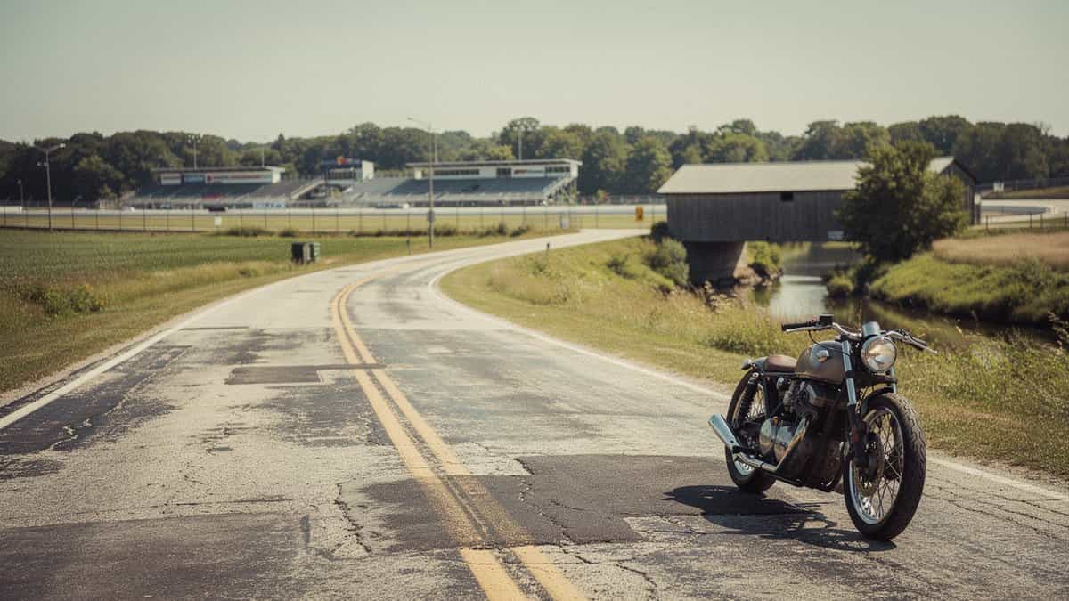 Indiana motorcycle t-shirt and bobber apparel design by Bobber Brothers