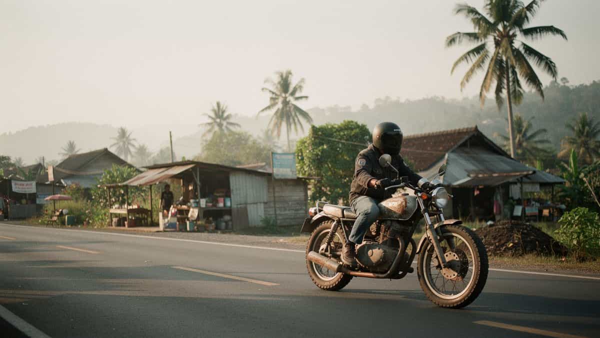 Indonesia motorcycle t-shirt and bobber apparel design by Bobber Brothers