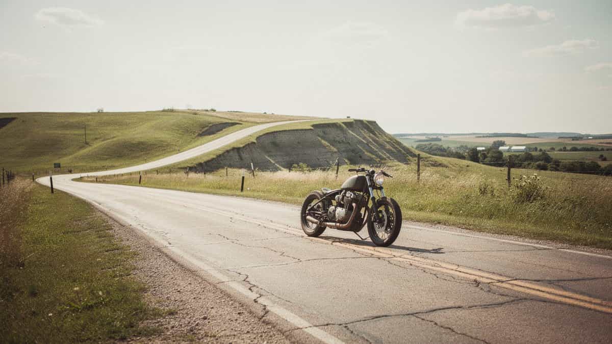 Iowa motorcycle t-shirt and bobber apparel design by Bobber Brothers