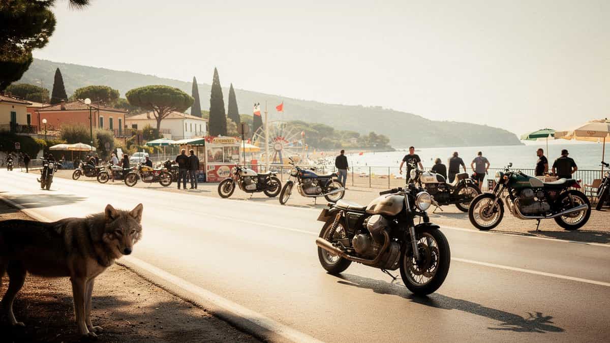 Italy motorcycle t-shirt and bobber apparel design by Bobber Brothers