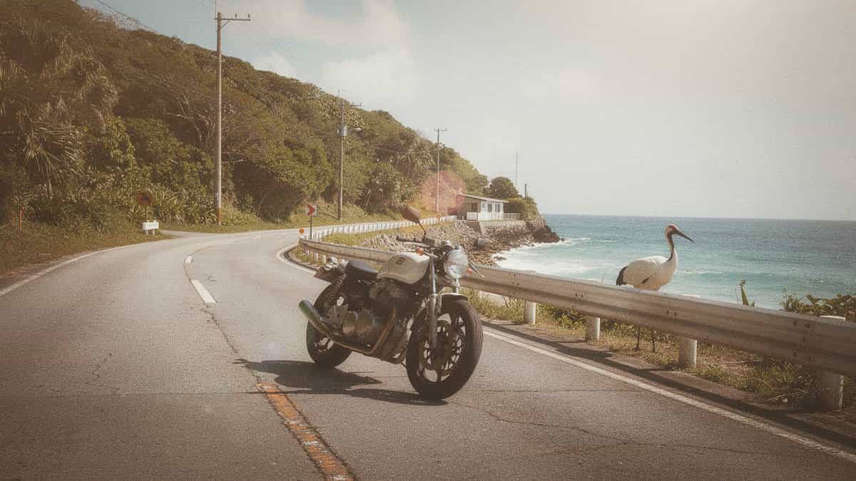 Japan motorcycle t-shirt and bobber apparel design by Bobber Brothers