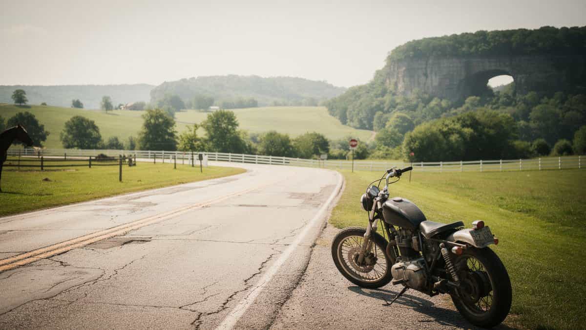 Kentucky motorcycle t-shirt and bobber apparel design by Bobber Brothers
