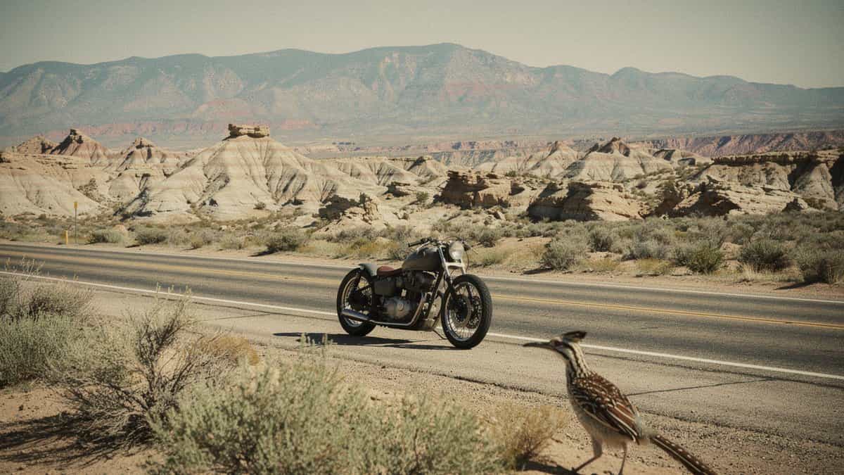 New Mexico motorcycle t-shirt and bobber apparel design by Bobber Brothers