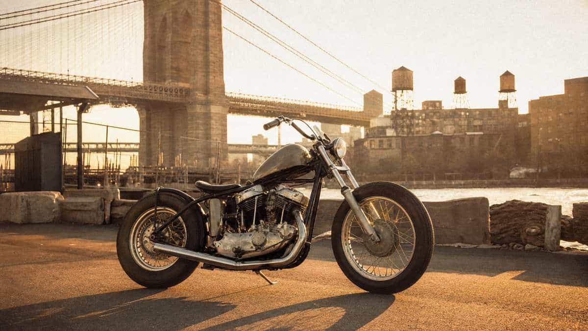 New York City motorcycle t-shirt and bobber apparel design by Bobber Brothers
