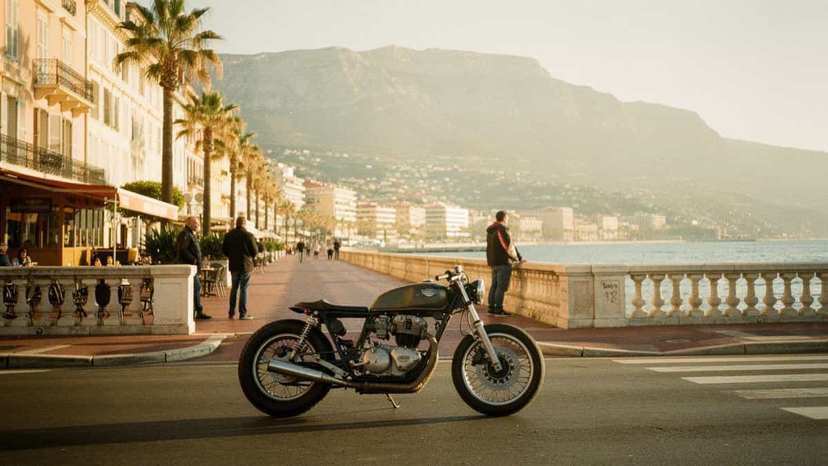 Nice motorcycle t-shirt and bobber apparel design by Bobber Brothers