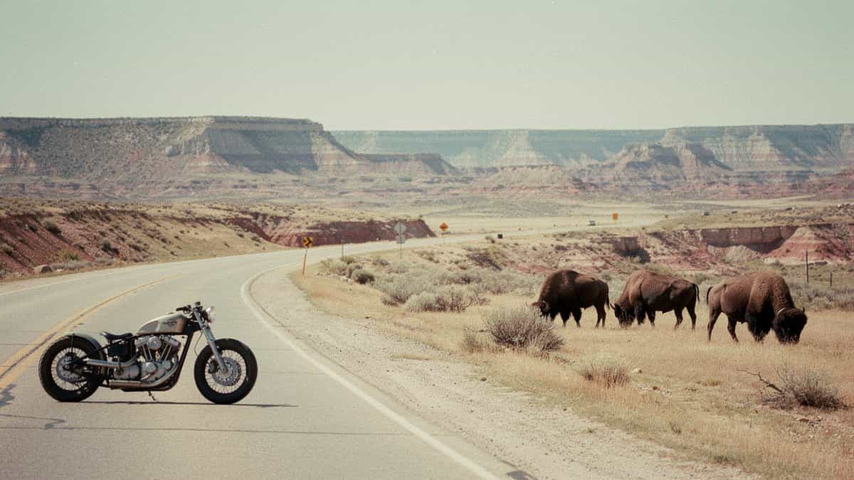 North Dakota motorcycle t-shirt and bobber apparel design by Bobber Brothers