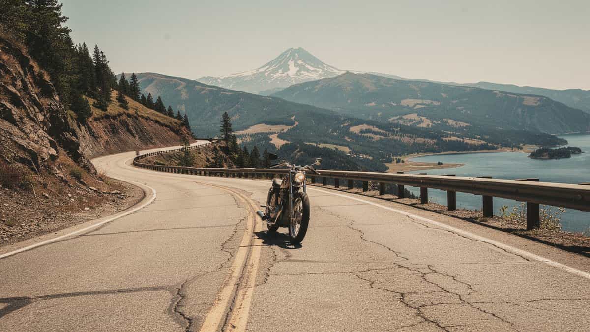 Oregon motorcycle t-shirt and bobber apparel design by Bobber Brothers
