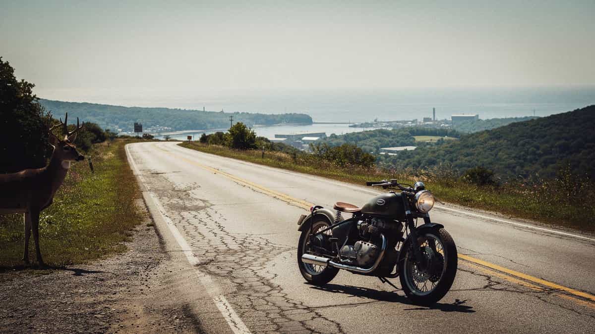 Pennsylvania motorcycle t-shirt and bobber apparel design by Bobber Brothers