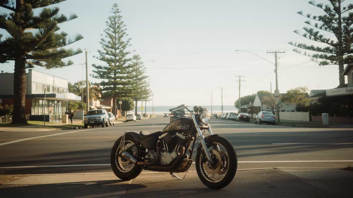 Perth motorcycle t-shirt and bobber apparel design by Bobber Brothers