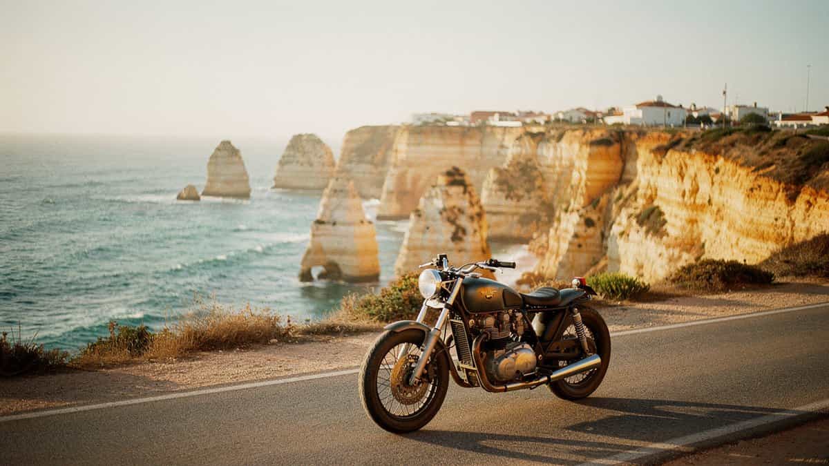 Portugal motorcycle t-shirt and bobber apparel design by Bobber Brothers