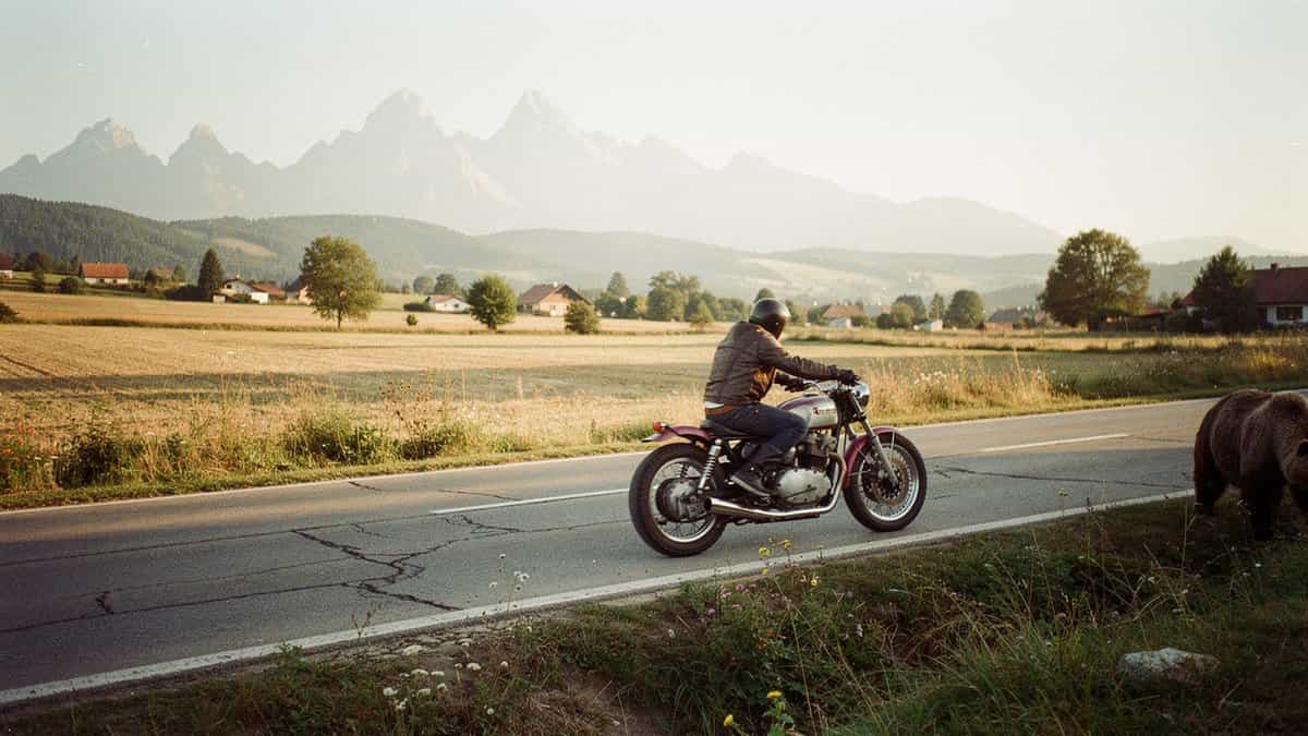 Slovakia motorcycle t-shirt and bobber apparel design by Bobber Brothers