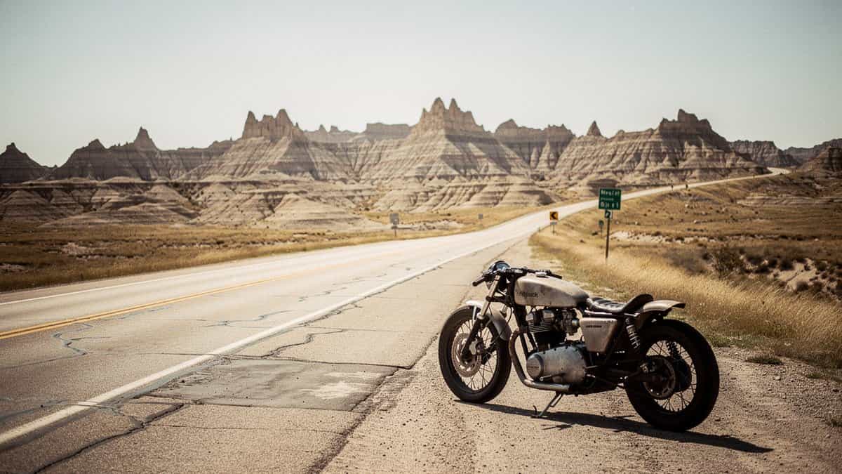 South Dakota motorcycle t-shirt and bobber apparel design by Bobber Brothers