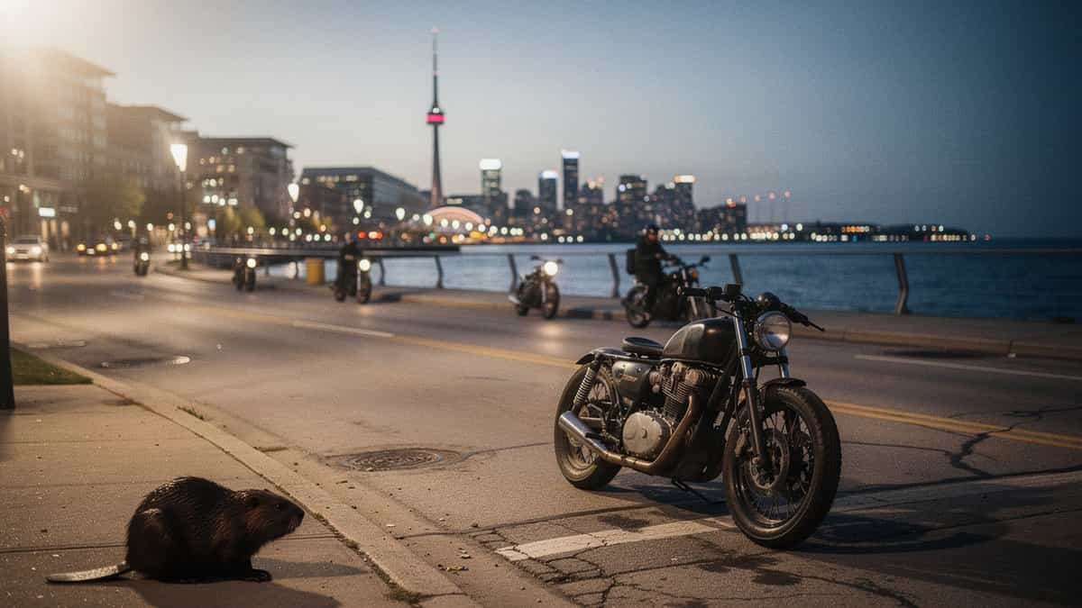 Toronto motorcycle t-shirt and bobber apparel design by Bobber Brothers