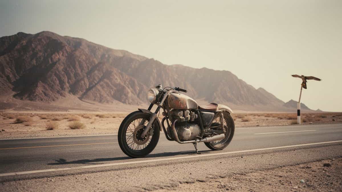United Arab Emirates motorcycle t-shirt and bobber apparel design by Bobber Brothers