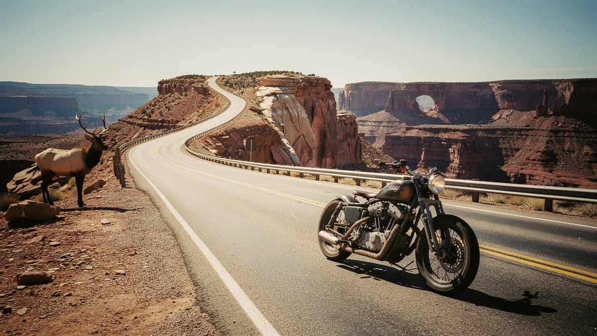 Utah motorcycle t-shirt and bobber apparel design by Bobber Brothers
