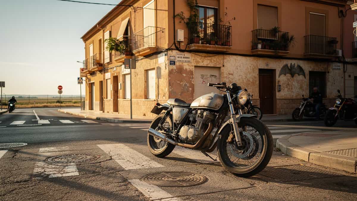 Valencia motorcycle t-shirt and bobber apparel design by Bobber Brothers