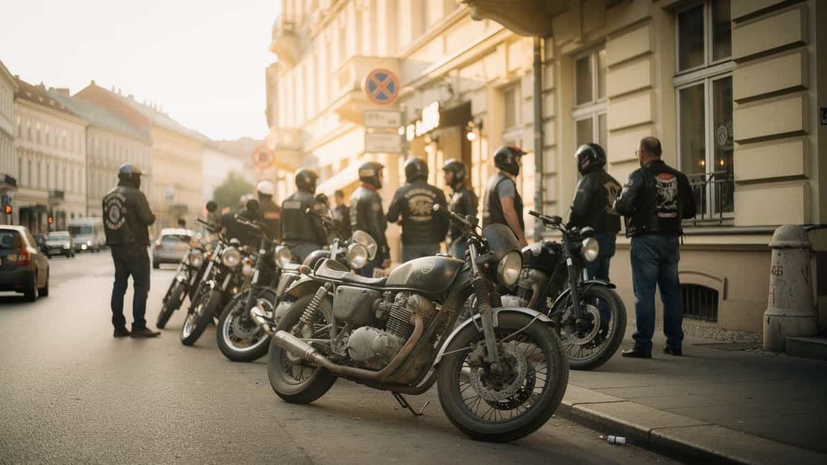 Wien motorcycle t-shirt and bobber apparel design by Bobber Brothers