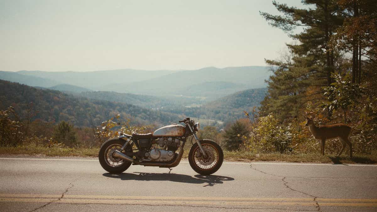 Virginia motorcycle t-shirt and bobber apparel design by Bobber Brothers